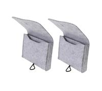 DEARMAMY 2 Stück Tragbare Aufbewahrungstasche Für Ätherische Öle Filz Und Vliesstoff Kompakte Reisetasche Für 6 Kleine Flaschen Stoßfest Und Verschleißfest Für Unterwegs