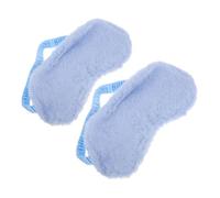 DEARMAMY 2stücke Schlafmaske Für Damen Und Herren Süße Cartoon-augenmaske Zum Schlafen Und Reisen Bequeme Augenabdeckung Aus Plüsch Effektive Lichtblockierung Für Erholsamen Schlaf