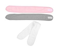 DEARMAMY 3 Stück Haarband für Spa und Make-up Elastisch mit Doppellagig für Gesichtswaschen aus Atmungsaktivem Material Waschbar für Yoga und Sport