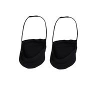 DEARMAMY 4 Paar Damen Füßlinge Niedrig Geschnitten Schwarz Atmungsaktive Anti Rutsch Halbsocken mit Elastischem Fersenband für Flats und High Heels