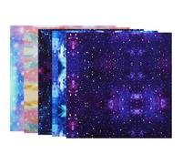 DEARMAMY 5 Stück Baumwoll Patchwork Stoffe 50X50cm Bedruckt Farbechte Selbstgemacht Nähmaterialien Weiche Quadratische Stoff Patches für Handwerk und Dekoration