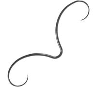 DEARMAMY Schnurrbart Septum Ring Edelstahl Bart Nase Septum Ring Nasenpiercing Schmuck Septum Schnurrbart Aufhänger Für Damen Herren