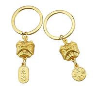 DEARMAMY Taschenanhänger 2 Stück Retro-löwen-schlüsselanhänger Auto- Feng Shui-schlüsselanhänger Für Dekorative Zwecke