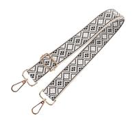 DEARMAMY Verstellbarer Breiter Schultergurt mit Ethno Stickerei Robuster Crossbody Tasche Ersatzriemen Lange Umhängetasche Tragegurt für Damen und Herren Modisches Accessoire für