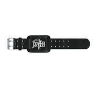 Death - Cinturino Da Polso in Pelle Logo