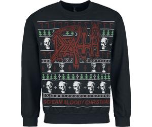Death Holiday Sweater - Scream Bloody Christmas Weihnachtspullover schwarz in L
