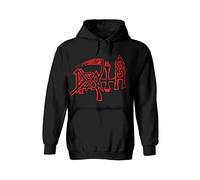 Death Kapuzenpullover Scream Bloody Gore Band Logo Nue offiziell Herren Schwarz XL