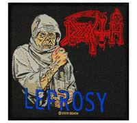 Death - Leprosy Aufnäher/Patch | Badge Flicken Rocker Kutte Biker-Weste Death Metal