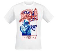 Death Leprosy Posterized T-Shirt weiß in M