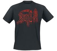 Death Skateboards Herren-T-Shirt Life Will Never Last – schwarz, kurzärmlig, 100% Baumwolle, L