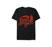 Death Skateboards Herren-T-Shirt Life Will Never Last – schwarz, kurzärmlig, 100% Baumwolle, L