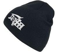 Death Logo Unisex Mütze schwarz 100% Polyacryl Band-Merch, Bands, Festival