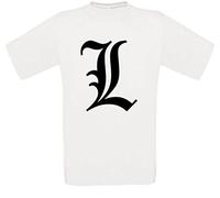 Death Note L Lawliet T-Shirt (XL)
