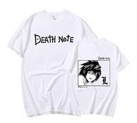 Death Note T-Shirt - Death Note L Lawliet Fashion T-Shirt - Death Note Kurzarm T-Shirt