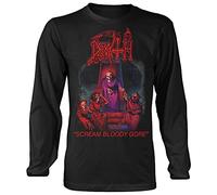 Death 'Scream Bloody Gore' Langarmshirt, Schwarz, schwarz, Mittel