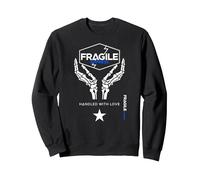 Death Stranding Fragile ExpressVideo Gaming Merch Sweatshirt, Unisex für Erwachsene, Schwarz, XL
