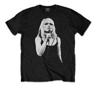 Debbie Harry T Shirt Open Mic Blondie Band Logo Nue offiziell Herren Schwarz XL