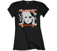 Debbie Harry T Shirt French Kissin Blondie Logo offiziell Damen Skinny Fit XXL