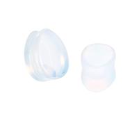 Decentraland 2 Stück Stein-Ohrmessgeräte Ohrringe Tropfenform Stein-Ohrmessgeräte Stecker Schmuck 12mm(1/2")