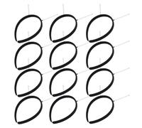 DECHOUS 12 Stück Feder Kopfbedeckungen mit 7cm Feder Stirnband Selbstgemacht Haarbänder für Damen Party Halloween Cosplay Bühnenauftritte