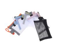 DECOMELODY 5 Stück Teiliges Mini Netz Kosmetiktaschen mit Reißverschluss Kompakte Kleine Makeup Pouches für Frauen Vielseitige Aufbewahrungstasche für Reise Büro und Zuhause Langlebig und