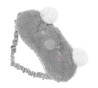 DECOMELODY Plüsch Koala Schlafmaske Weiche Augenmaske Lichtblockierend Atmungsaktiv Verstellbar Sicher Für Seitenschläfer Erwachsene Komfortable Schlafbrille