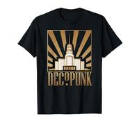 Decopunk Art Deco für Männer Frauen Architektur Mode T-Shirt
