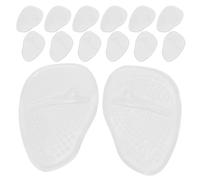 DECORNIJIA 10 Paare Silikon Vorderfußpolster für High Heels Rutschfeste Stoßdämpfende Ballen einlegesohlen Transparente Schuhpads für Damen Passend Komfortabel bei Sport und Alltag