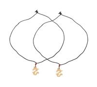 DECORNIJIA 2 Stück Drachenanhänger Charms für Schmuckherstellung Handgefertigte Leichte Drachenanhänger für Damen DIY Halsketten Langlebige Feng Shui Schmuckzubehör