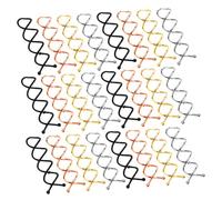 DECORNIJIA 40 Stück Teiliges Spiral-haarspangen aus Metall mit Abgerundeten Spitzen Langlebig und Schmerzfrei in Schwarz Gold Silber und Roségold Spiral Bun Twist Maker für Hochzeiten Partys