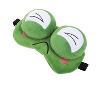 DECORNIJIA Cartoon Gel Schlafmaske Frosch Motiv mit Lichtschutz Weiche Augenklappe für Erholsamen Schlaf Büro Reisen
