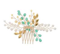 DECORNIJIA Eleganter Braut haarkamm mit Funkelnden Kristallen Handgefertigtes Schmuck haar accessoire in Gold Vielseitiger Kopfschmuck für Hochzeit Party und Festliche Anlässe Feine