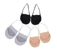 DECORNIJIA Rutschfeste Low Cut Damensocken 3 Paar Unsichtbar und Elastisch Atmungsaktiv für High Heels Pumps und Sommerliche Anlässe