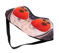 DECORNIJIA Schlafmaske Mops Design Lichtundurchlässig Weiche Augenbinde für Entspannten Schlaf Alltag Reise Geeignet Komfortable Schlafbrille Druckfrei aus Baumwollstoff