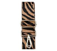 DECORNIJIA Zebra Print Schultergurt Canvas Breit Verstellbar Ersatzgurt für Handtasche Crossbody Gurt Strapazierfähig für Alltag und Shopping