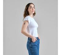 DEDICATED - Women's Rib Top Ven - T-Shirt, Gr. XL, weiß (White)