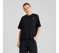 DEDICATED Damen T-Shirt Vadstena Femme Leaf Schwarz M