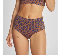 DEDICATED High Waist Bikini-Hose Slite Leopard Brown S