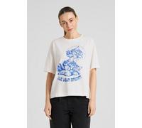 DEDICATED - Women's T-Shirt Vadstena - T-Shirt, Gr. L, weiß (HeartCat)