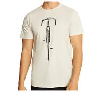 DEDICATED - T-Shirt Stockholm Bike Front - T-Shirt, Gr. XL, beige (OatWhite)