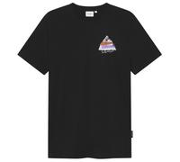 DEDICATED - T-Shirt Stockholm Cut Out Mountain - T-Shirt, Gr. L, schwarz (Black)