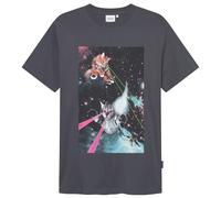 DEDICATED - T-Shirt Stockholm Lazer Cats - T-Shirt, Gr. XL, blau (ForgedIronGrey)