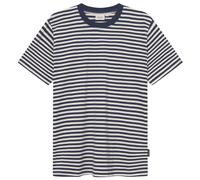 DEDICATED - T-Shirt Stockholm Stripes - T-Shirt, Gr. XL, grau (InsigniaBlue)