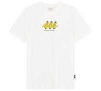 DEDICATED - T-Shirt Stockholm - T-Shirt, Gr. XL, weiß (RunFasta-EatPasta)