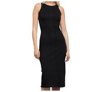 DEDICATED - Women's Rib Dress Motala - Kleid, Gr. L, schwarz (Black)