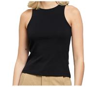 DEDICATED - Women's Rib Top Valdermarsvik - Top, Gr. XS, schwarz/beige (Black)