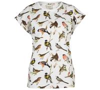 DEDICATED - Women's T-Shirt Visby Autumn Birds - T-Shirt, Gr. M, weiß (OffWhite)