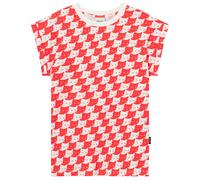 DEDICATED - Women's T-Shirt Visby Pepita Cats - T-Shirt, Gr. L, rosa/rot (PepitaCatsGrenadineRed)