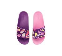 Dedoles Badeschuhe & Hausschuhe viele lustige Designs Bücher Kaffee Katze Party Pizza Dackel Fuchs Panda Delfin Geschenk, Farbe: Eis in der Sommerhitze, Gr.: 41 EU