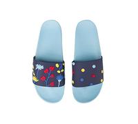 Dedoles Badeschuhe & Hausschuhe viele lustige Designs Bücher Kaffee Katze Party Pizza Dackel Fuchs Panda Delfin Geschenk, Farbe: Aquarell-Blumen, Gr.: 37 EU